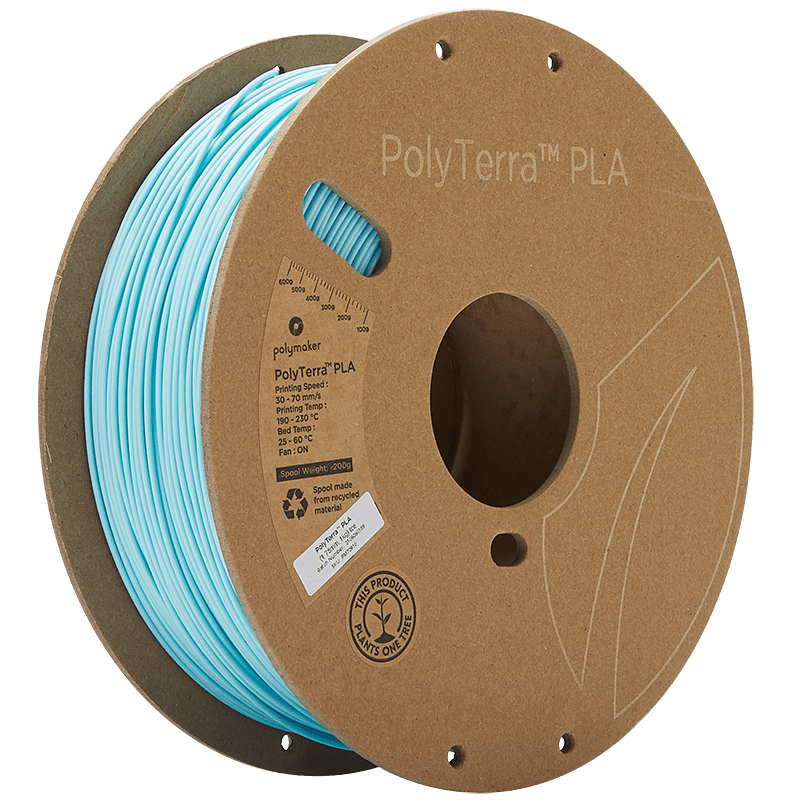 Polymaker PolyTerra Pla filament Ice 1.75 mm 1KG - AC products