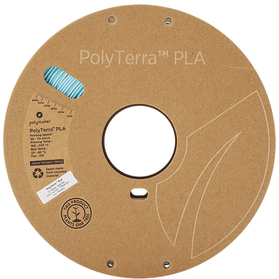 Polymaker PolyTerra Pla filament Ice 1.75 mm 1KG - AC products