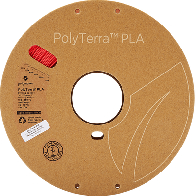 Polymaker PolyTerra Pla filament Lava Red 1.75 mm 1KG - AC products