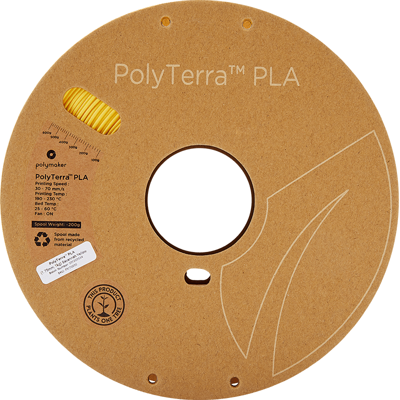 Polymaker PolyTerra Pla filament Savannah Yellow 1.75 mm 1KG - AC products