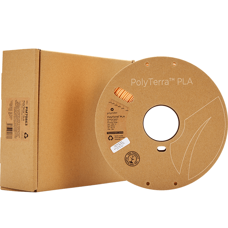 Polymaker PolyTerra Pla filament Peach 1.75 mm 1KG - AC products